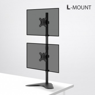 [Anyport] Giá đỡ màn hình kép khớp nối 1 tầng loại L Mount T02V