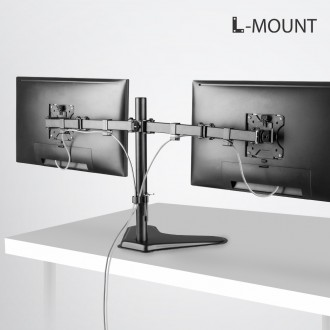 [Anyport] Giá đỡ màn hình kép khớp nối 3 tầng loại L Mount T024