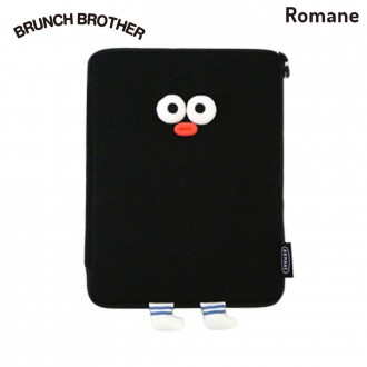 Túi đựng iPad 11 inch Romane Brunch Brother Pom Pom (Đen mỏng)