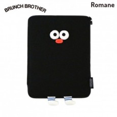 Túi đựng iPad 11 inch Romane Brunch Brother Pom Pom (Đen mỏng)