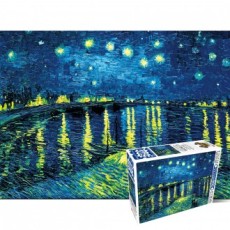 500 mảnh xếp hình Đêm đầy sao trên Rhône Bức tranh nổi tiếng HS202426 của Van Gogh