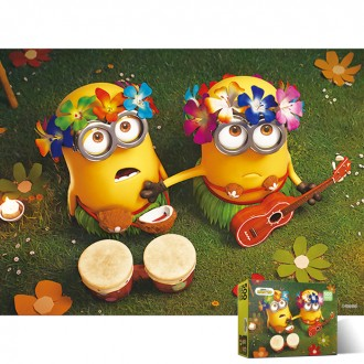 Bộ xếp hình 500 mảnh Minions Aloha Alok Puzzle AL5302