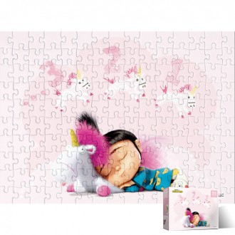 Bộ xếp hình 150 mảnh Minions Unicorn và Agnes Alok AL150-63