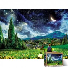 Bộ xếp hình 2000 mảnh Van Gogh Starry Night 2 Puzzle Life PL2120