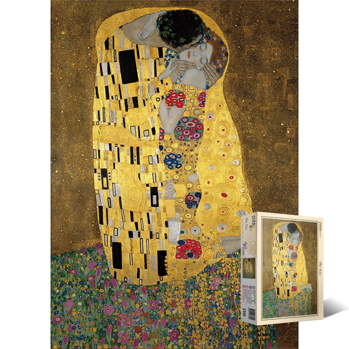 2000 Mảnh Ghép Klimt Kiss Tranh Nổi Tiếng Puzzle Life PL2101