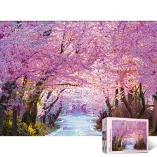 Bộ xếp hình 500 mảnh Cherry Blossom Road Puzzle Life PL869