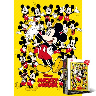 Bộ 150 Miếng Xếp Hình Disney Mickey Mouse Waggle Puzzle Life PL150-24D