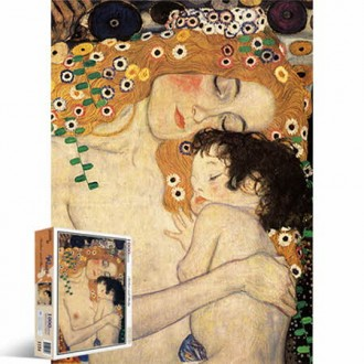 1000 Miếng Xếp Hình Klimt Mẹ Và Bé Puzzle Life PL1124