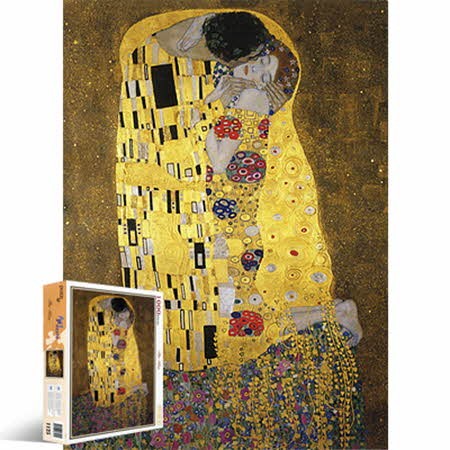 Bộ xếp hình 1000 mảnh Klimt Kiss Puzzle Life PL1125