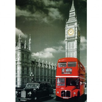 Câu đố 500 mảnh London Bus và Big Ben Puzzle Life PL679