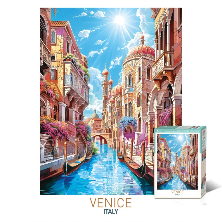 Đồ chơi xếp hình 500 mảnh Venice, Ý TPD05-1036