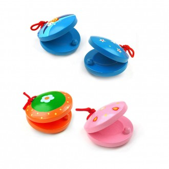 Castanets Âm nhạc Chơi Đồ chơi Đồ chơi Trẻ mới biết đi Quà tặng Ngẫu nhiên