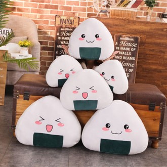 JIYU Cơm nắm Mochi Nap Đệm Onigiri Gối Thú nhồi bông