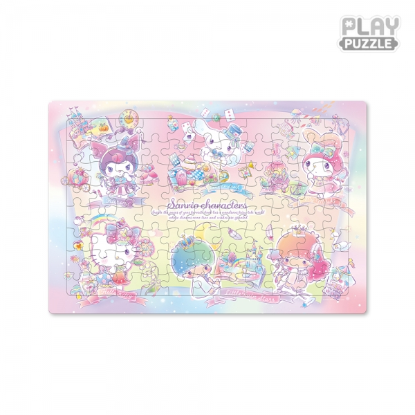 Sanrio Puzzle 88 Piece Board Puzzle Câu chuyện cổ tích Túi ghép hình