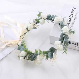 Tràng hoa headband tự cưới cô dâu tắm tự studio đạo cụ Lời Nguyền H