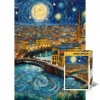 Bộ xếp hình 500 mảnh Van Gogh Florence Night Toy & Puzzle TPD05-1025