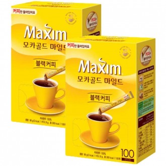 Cà phê đen Maxim Mocha Gold Chỉ 200T (hộp 100Tx2)