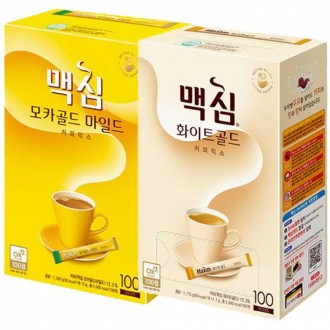 Maxim Coffee Mix Mocha Gold Mild 100T + White Gold 10