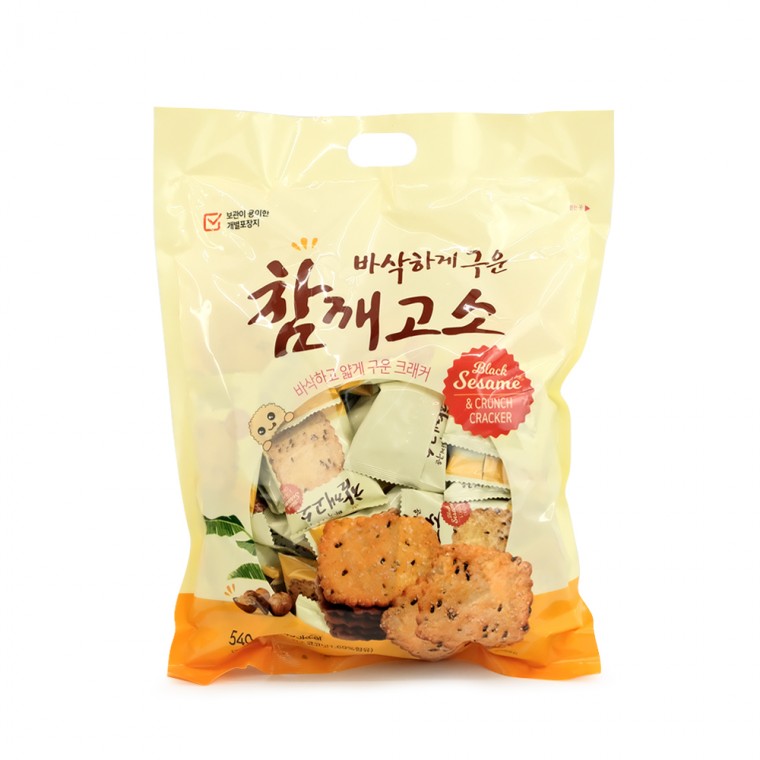 Sesame Goso (540g) Bánh quy mè rang Somi Grain Snack