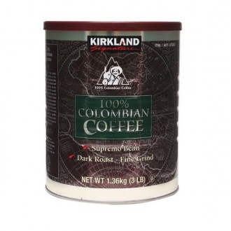 coKirkland Cà phê xay Colombia 1,36kg