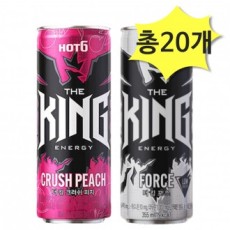 Hot Six The King Peach Crush 355 & Force 355ml x 10 cái (tổng cộng 20) Nước tăng lực Đồ uống đóng hộp Nước giải khát có ga