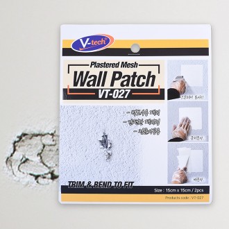 V-Tech Wall Patch VT-027 Sửa tường, vách hở, sửa cửa, tấm thạch cao, lắp đặt dễ dàng, loại vá