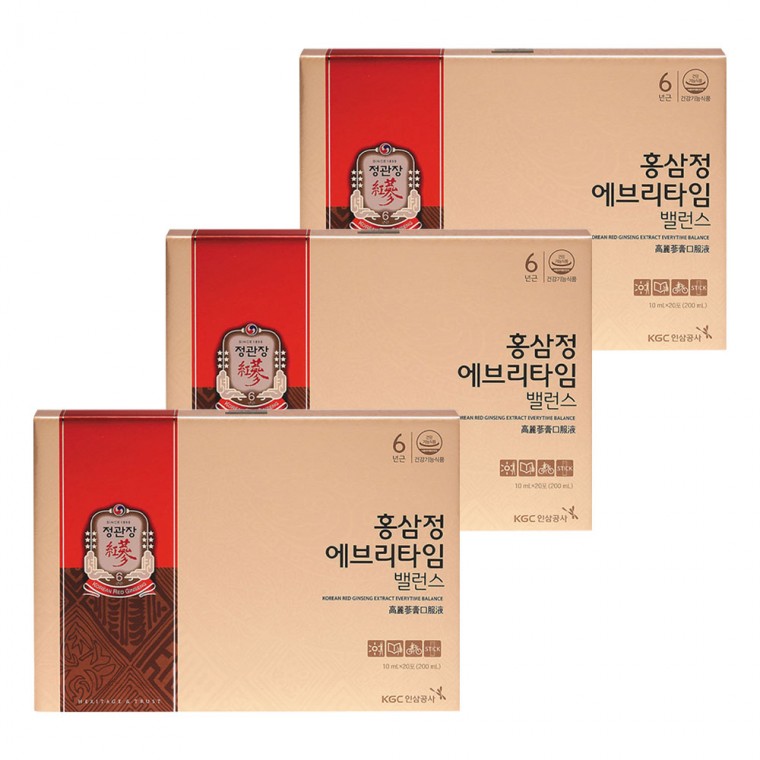 Chiết xuất hồng sâm CheongKwanJang Everytime Balance 10ml x 20 miếng, 3 hộp