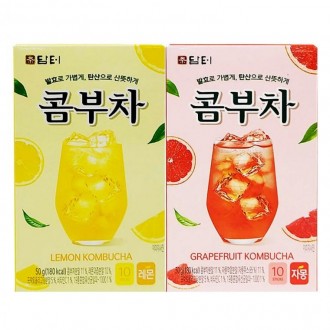 DS Damteo Kombucha Bưởi chanh 10 que lên men có ga Cảm giác sảng khoái