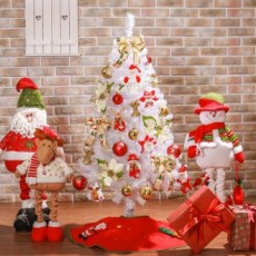 Cây thông Noel búp bê trắng 120cm đủ bộ cây cỡ trung