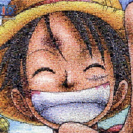 Bộ Xếp Hình 1000 Mảnh Ghép Hình One Piece Luffy Khảm HS167461