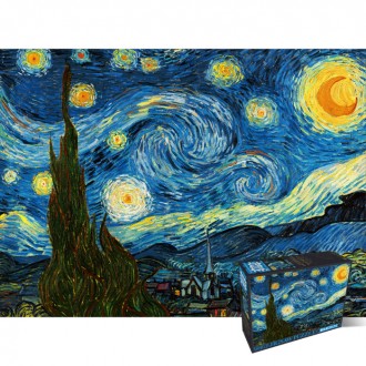 Bộ ghép hình 1000 mảnh Van Gogh Đêm đầy sao HS784003