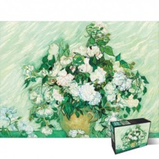 1000 Mảnh Ghép Van Gogh Bình Hoa Hồng Đỏ HS786366