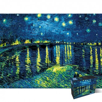 Bộ ghép hình 1000 mảnh Van Gogh Đêm đầy sao trên Rhone HS786359