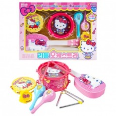 Bộ nhạc cụ 6 món Hello Kitty Rhythm Orchestra, cách chơi nhạc của các loại nhạc cụ