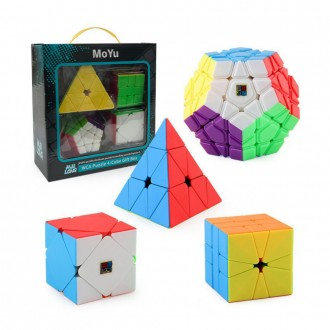 Bộ khối lập phương 4 mảnh Genne Cube HIT-C100 Không nhãn dán tốt cho việc phát triển khả năng sáng tạo, tư duy và khả năng tập trung