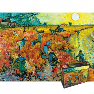 Bộ Xếp Hình 1000 Mảnh Vườn Nho Đỏ Của Van Gogh Ở Arles HS202143