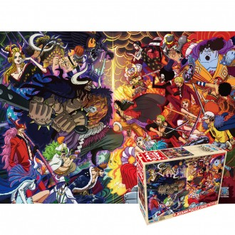 Bộ Xếp Hình 2000 Mảnh One Piece Kaido VS Ohwang Luffy HS202310