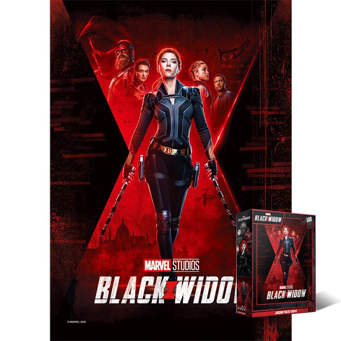 500 Miếng Xếp Hình Marvel Black Widow Poster Puzzle Life PL544M