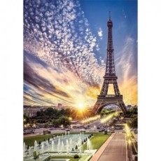 1000 mảnh xếp hình Tháp Eiffel hoàng hôn điêu khắc mini PK1000-M3604