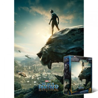 Bộ xếp hình 1000 mảnh Black Panther Puzzle Life PL1015M