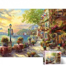 Bộ Xếp Hình 1000 Mảnh Ý Riviera Beach Puzzle Life PL1414