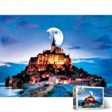 Bộ Xếp Hình 1000 Mảnh Pháp Mont-Saint-Michel Alok AL3002