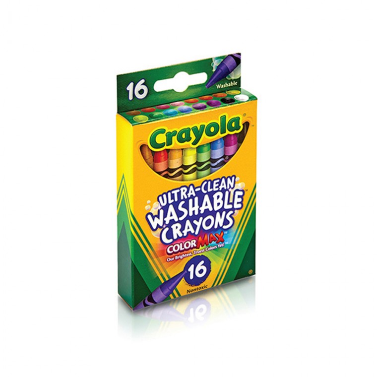 Bút chì màu nước có thể giặt được Crayola ultraclean 16 màu CY301069