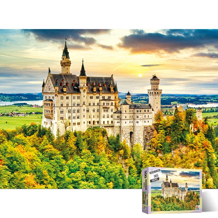 Câu đố 500 miếng Lâu đài Neuschwanstein Alok Puzzle AL5008