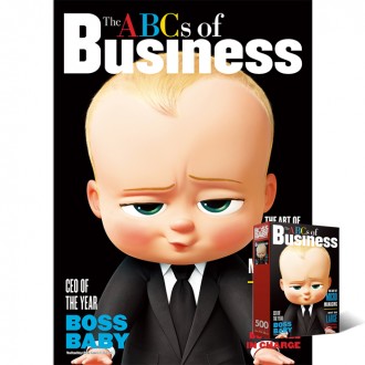 Bộ ghép hình 500 mảnh Boss Baby 2 Tạp chí kinh doanh AL5309