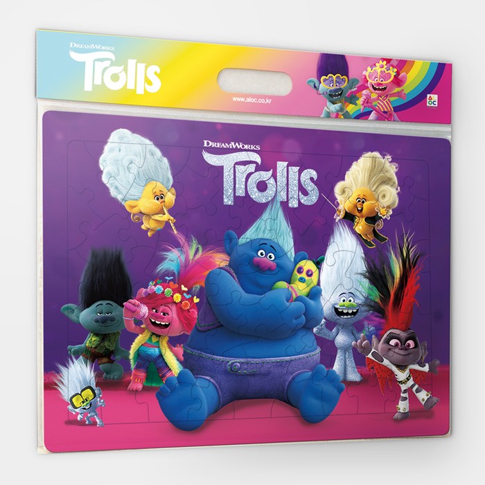 80 mảnh ghép bảng câu đố Troll World Tour AL80-140