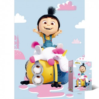 Bộ ghép hình 500 mảnh Minions và Agnes Happiness AL5314