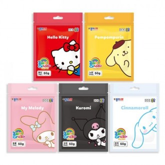 Đất sét màu Sanrio Claynara 50g Làm nghệ thuật bằng đất sét màu