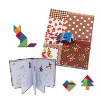 Sách tangram nhanh, tài liệu thủ công nghệ thuật dành cho một người