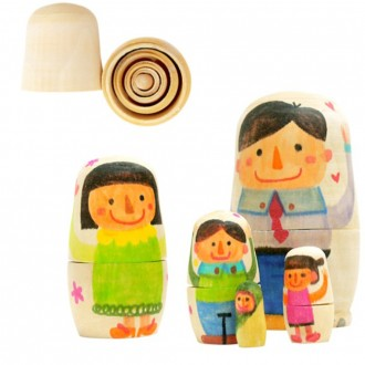 Búp bê Nga 5 tầng Matryoshka nhanh